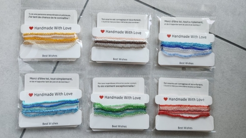 bracelets multicolores